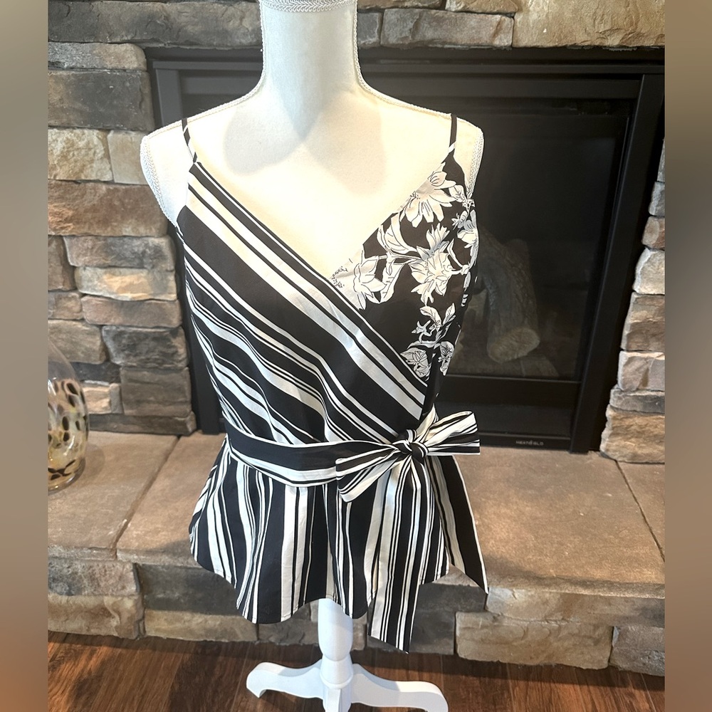 WHBM Peplum Top